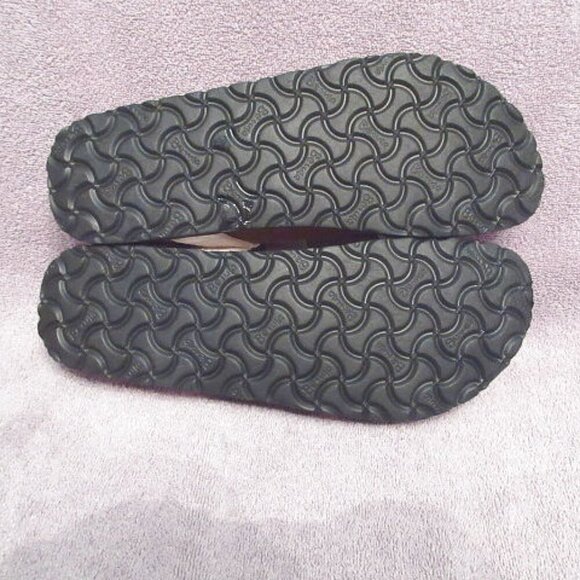 Birkenstock Betula Tango Jeweled Sandals Size 12 43 Iridescent Embossed Leather - Picture 12 of 12